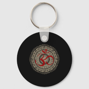 Yoga-Symbole von Mona Om Yoga Ohm Hindu-Meditation Schlüsselanhänger