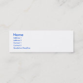 Yoga-Symbole zur Selbstverwirklichung Mini Visitenkarte (Rückseite)