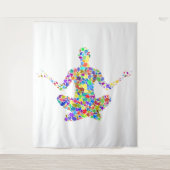 Yoga Tapestry Wandteppich (Vorderseite)