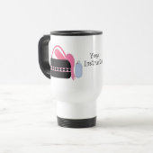 Yoga-Tasche mit Yoga-Gear Reisebecher (Vorderseite Links)