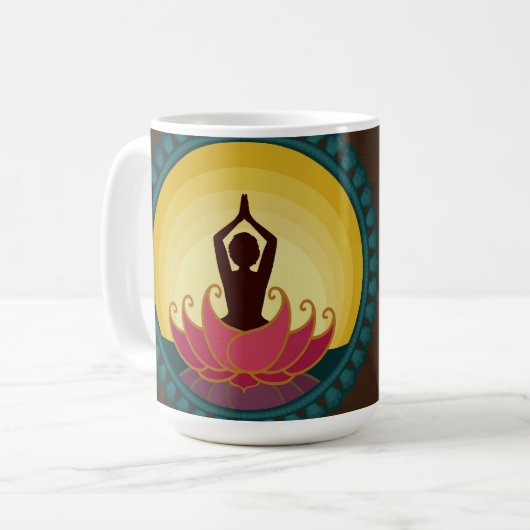 Yoga-Tasse Kaffeetasse (Vorderseite Links)
