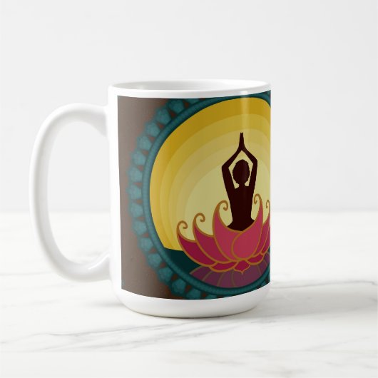 Yoga-Tasse Kaffeetasse (Links)
