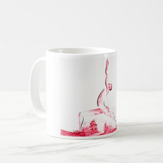 Yoga-Tasse Kaffeetasse (Vorderseite Links)