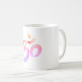 Yoga-Tasse, Mantra Om, Waterolor Om Tasse (VorderseiteRechts)