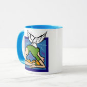 Yoga-Tasse Tasse (Vorderseite Links)