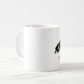Yoga-Tasse "Yoga-Evolutions" Spaß Kaffeetasse (Vorderseite Links)