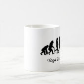Yoga-Tasse "Yoga-Evolutions" Spaß Kaffeetasse (Mittel)