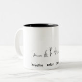 Yoga-Tasse Zweifarbige Tasse (Vorderseite Links)