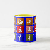 Yoga-Tasse Zweifarbige Tasse (Mittel)