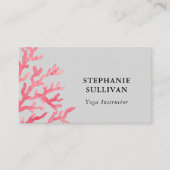 Yoga-Tauchlehrer Visitenkarte (Vorderseite)
