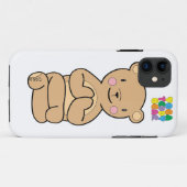 Yoga-Teddybär Namaste Telefon-Kasten Case-Mate iPhone Hülle (Rückseite (Horizontal))