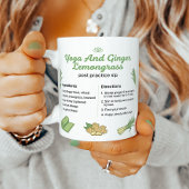 Yoga-Tee-Rezept Ingwer Lemongras Kaffeetasse