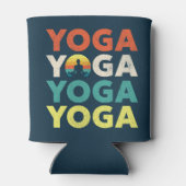 Yoga-Textentwurf Dosenkühler (Rückseite)