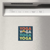 Yoga-Textentwurf Magnet (In Situ (Geschirrspüler))