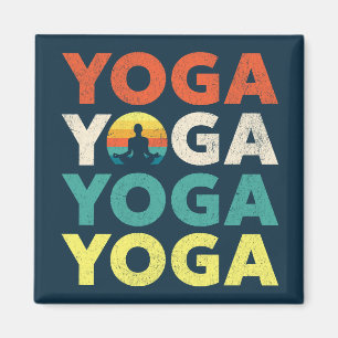 Yoga-Textentwurf Magnet