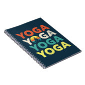 Yoga-Textentwurf Notizblock (Rechte Seite)