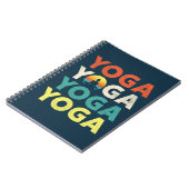 Yoga-Textentwurf Notizblock (Linke Seite)