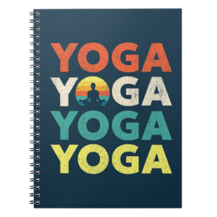Yoga-Textentwurf Notizblock