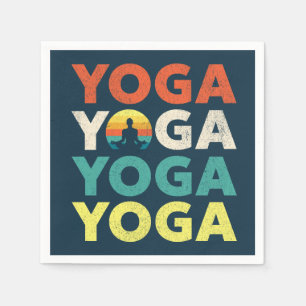 Yoga-Textentwurf Serviette