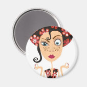 Yoga Time Stress Release Magnet (Vorderseite/Rückseite)