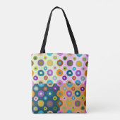 Yoga Tote Tasche Multi farbenfroh funky boho Spaß (Rückseite)