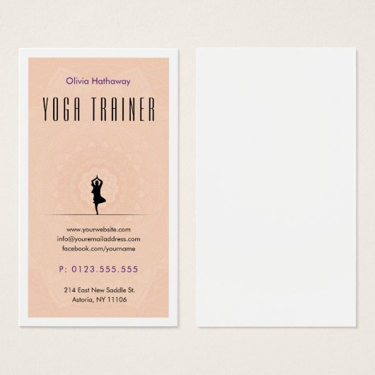 Yoga Trainer | Beruflicher Lehrer (Vorne & Hinten)