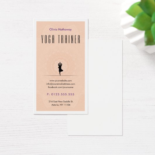 Yoga Trainer | Beruflicher Lehrer (Schreibtisch)