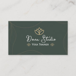 Yoga Trainer Business Card Visitenkarte