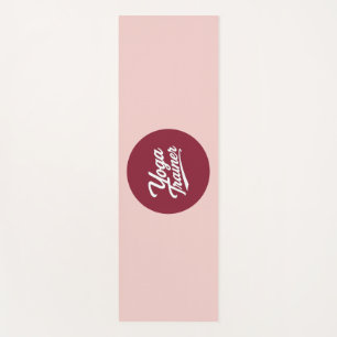Yoga-Trainer-Skript-Typografie-Fitness-Geschenk-De Yogamatte
