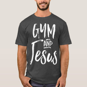 Yoga-Training für Fitness und Jesus Christlich T-Shirt
