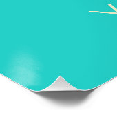 Yoga Training Vintag Design Meditation oder Pilate Poster (Ecke)