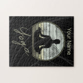 Yoga Training Vintag Design Meditation oder Pilate Puzzle (Horizontal)
