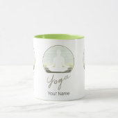 Yoga Training Vintag Design Meditation oder Pilate Tasse (Zentrum)