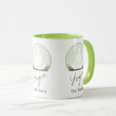 Yoga-Training Vintage-Design Meditation oder Pilat Tasse (VorderseiteRechts)