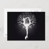 Yoga Tree 2 Postkarte (Vorne/Hinten)