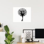 Yoga Tree Balance Poster (Heimbüro)