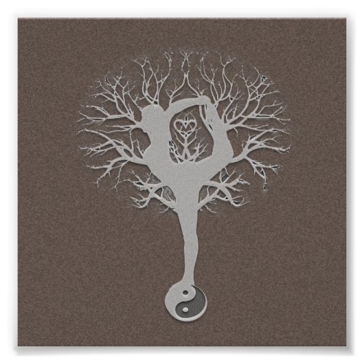 Yoga Tree Fotodruck (Vorne)