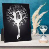 Yoga Tree Fotoplatte (Seite)