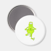 Yoga Tree Frog Magnet (Vorderseite/Rückseite)