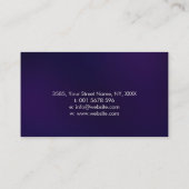 Yoga Tree of Life - Mutter der Perle Visitenkarte (Rückseite)