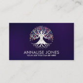 Yoga Tree of Life - Mutter der Perle Visitenkarte (Vorderseite)