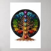 Yoga Tree of Life Poster (Vorne)
