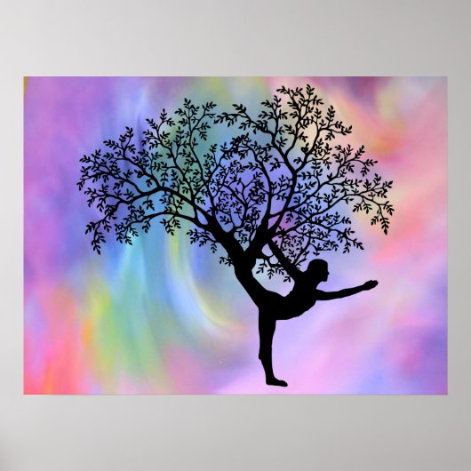 Yoga Tree of Life Poster (Vorne)