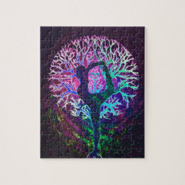 Yoga Tree Peace Rainbow Puzzle