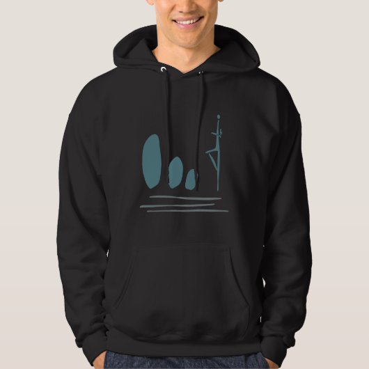 Yoga Tree Pose Hoodie (Vorderseite)