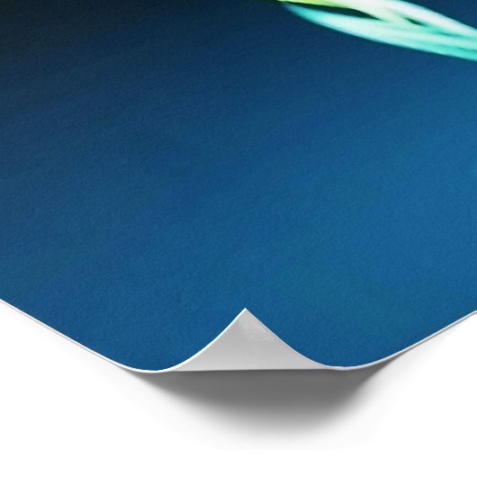 Yoga Tree Pose Inner Balance Poster (Ecke)