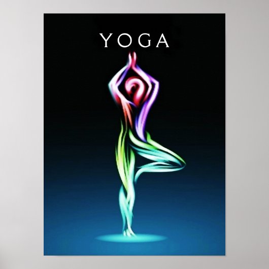 Yoga Tree Pose Inner Balance Poster (Vorne)