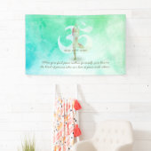 Yoga Tree Pose Om Sign Quote Banner (Insitu)