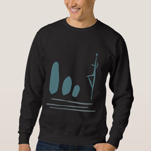 Yoga Tree Pose Sweatshirt (Vorderseite)