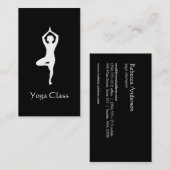 Yoga Tree Pose Visitenkarte (Vorne/Hinten)